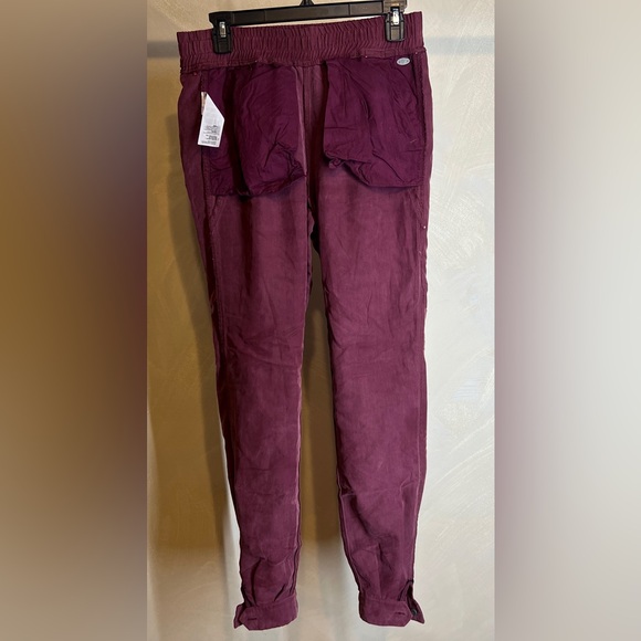 edc Since 98 womens maroon Drawstring Casual button hem pants w/pocket|SZ:32 Reg - Picture 15 of 16
